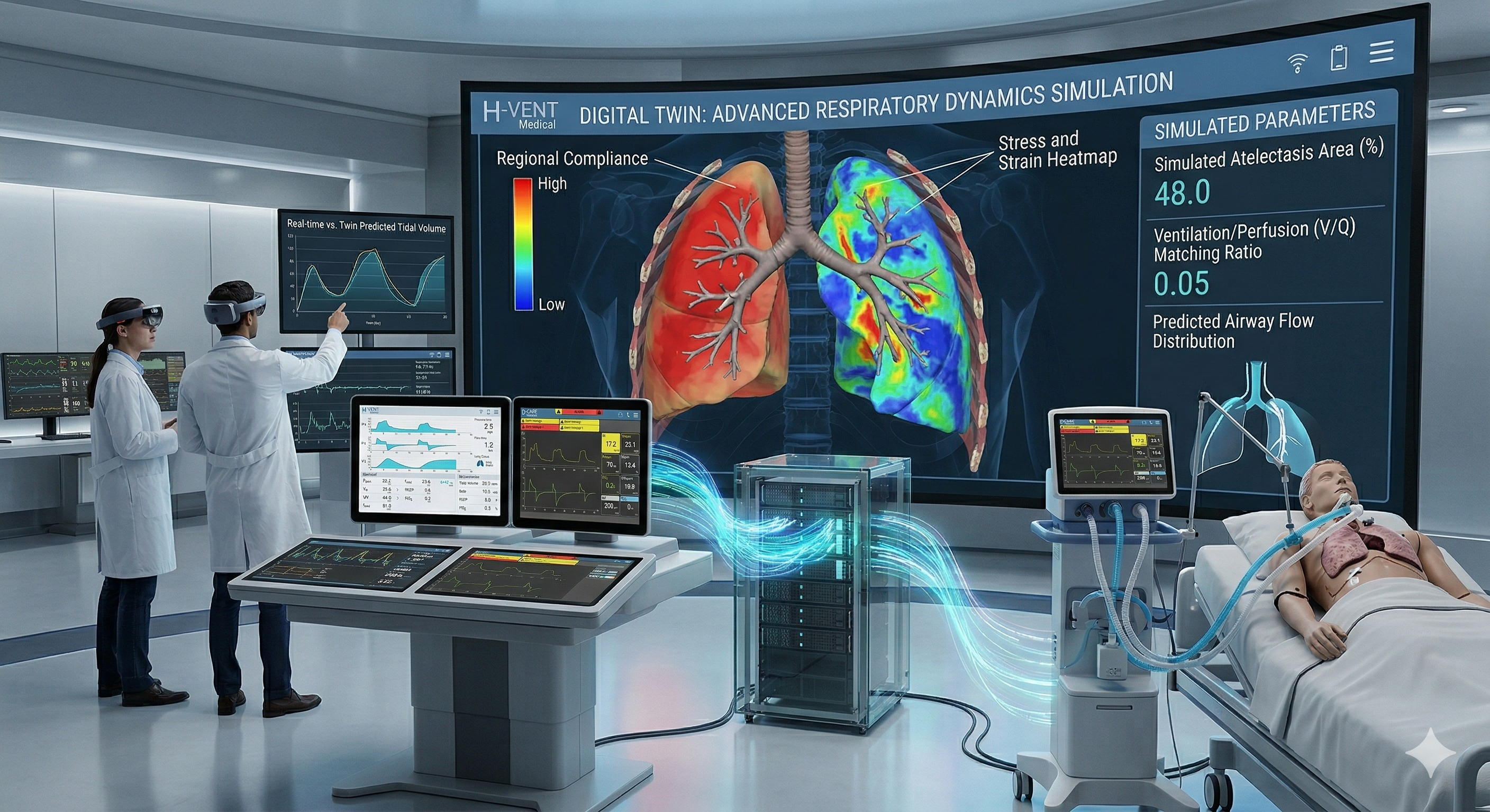 Digital Twin Concept Background